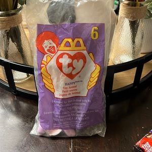 TY Teenie Beanie Babies Happy